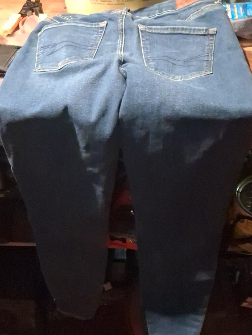 American Eagle Outfitters Women's Light Blue Slim Jeans - Picture 4 of 5